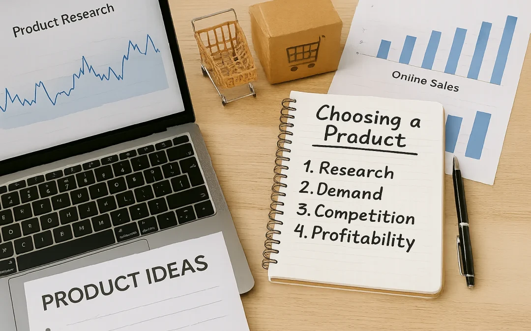 كيفية اختيار المنتج المناسب للبيع عبر الإنترنت؟ دليلك الكامل من البداية حتى إطلاق المنتج الرابح