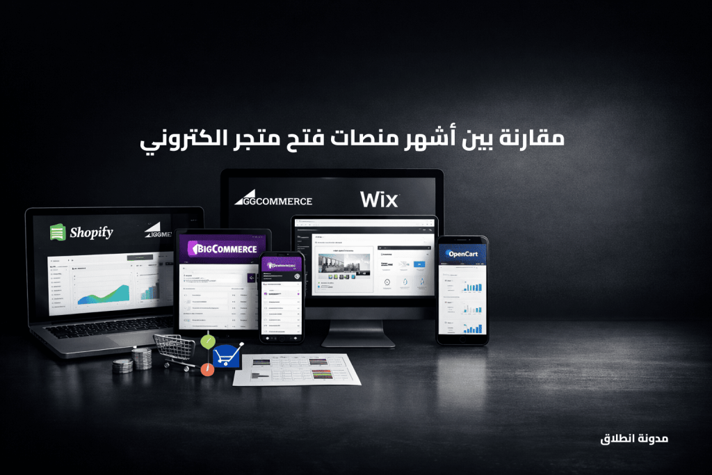 مقارنة بين أشهر منصات فتح متجر الكتروني