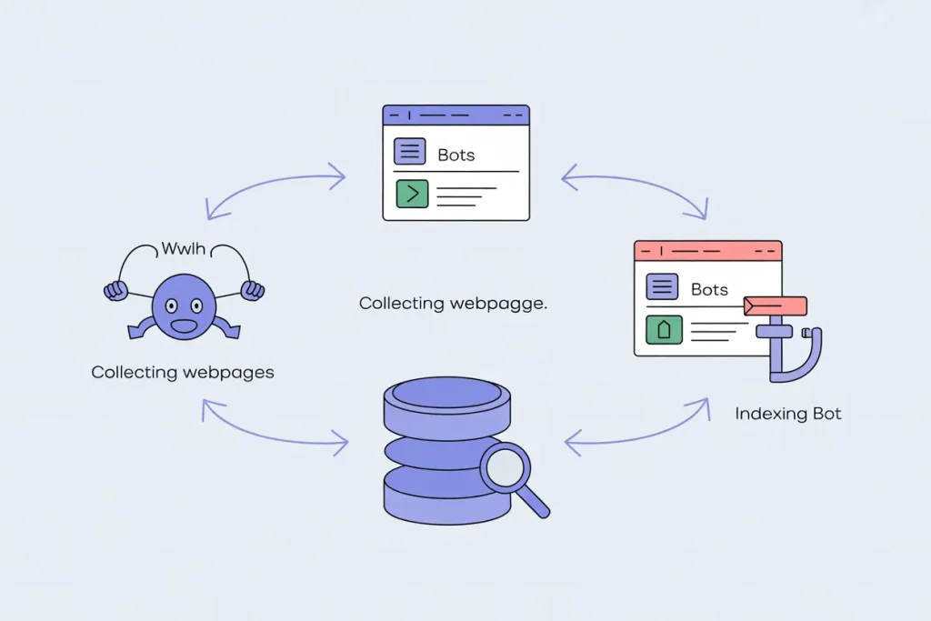 كيف تعمل محركات البحث
